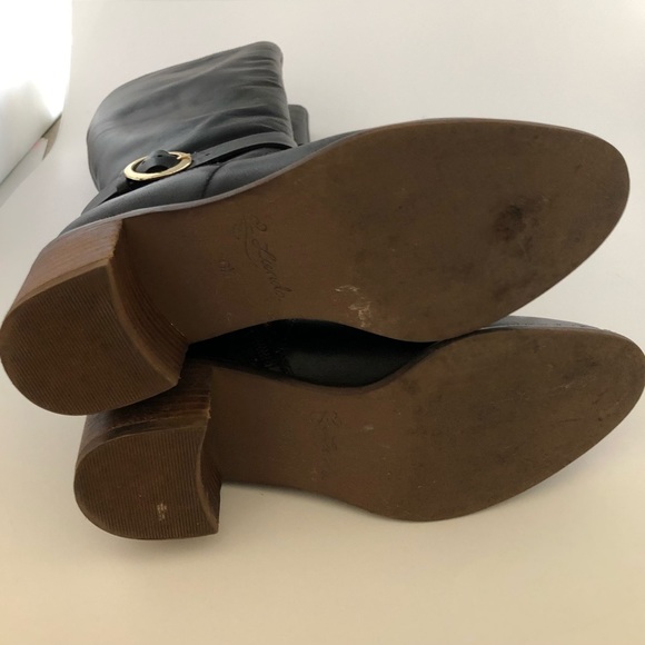 Anthropologie Liendo by Seychelles Tall Black Riding Boots Womens Sz 6 1/2 - Picture 6 of 15